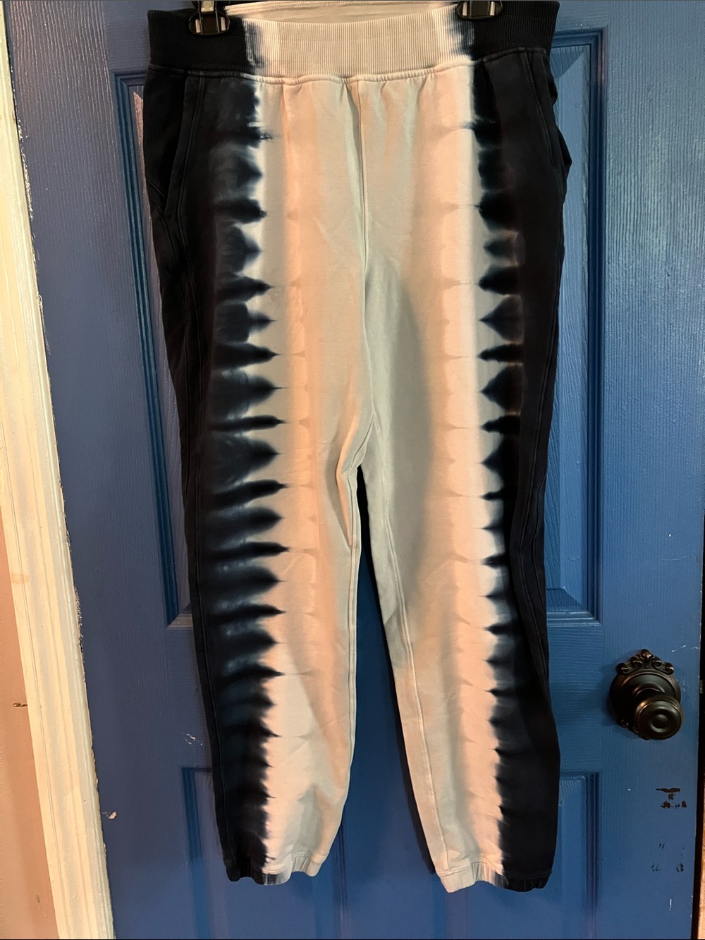 lululemon athletica Black and White Tie-Dye Track Joggers